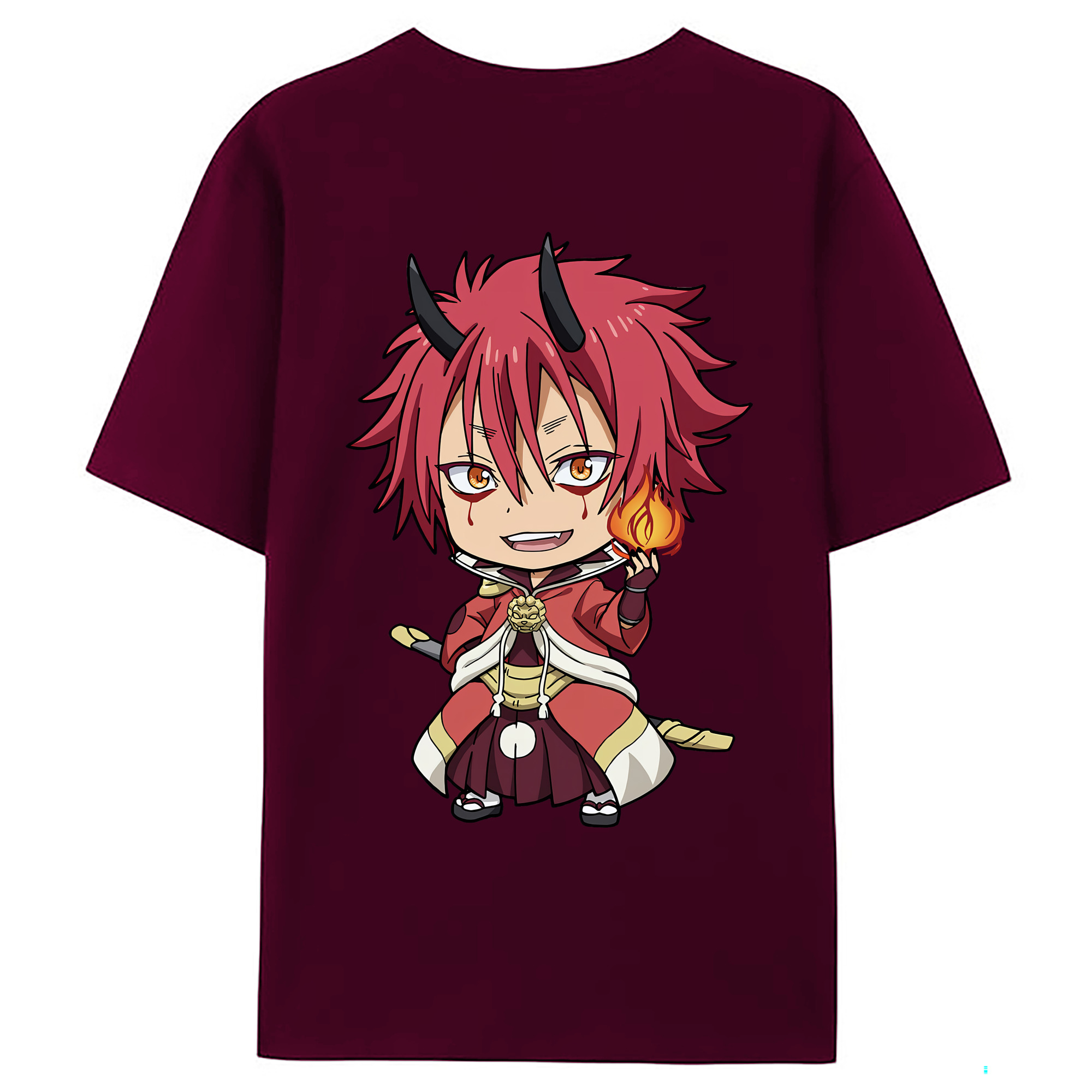 （画像用） 転スラ Regarding Reincarnated to Slime レディース半袖Tシャツ(バックプリント)
